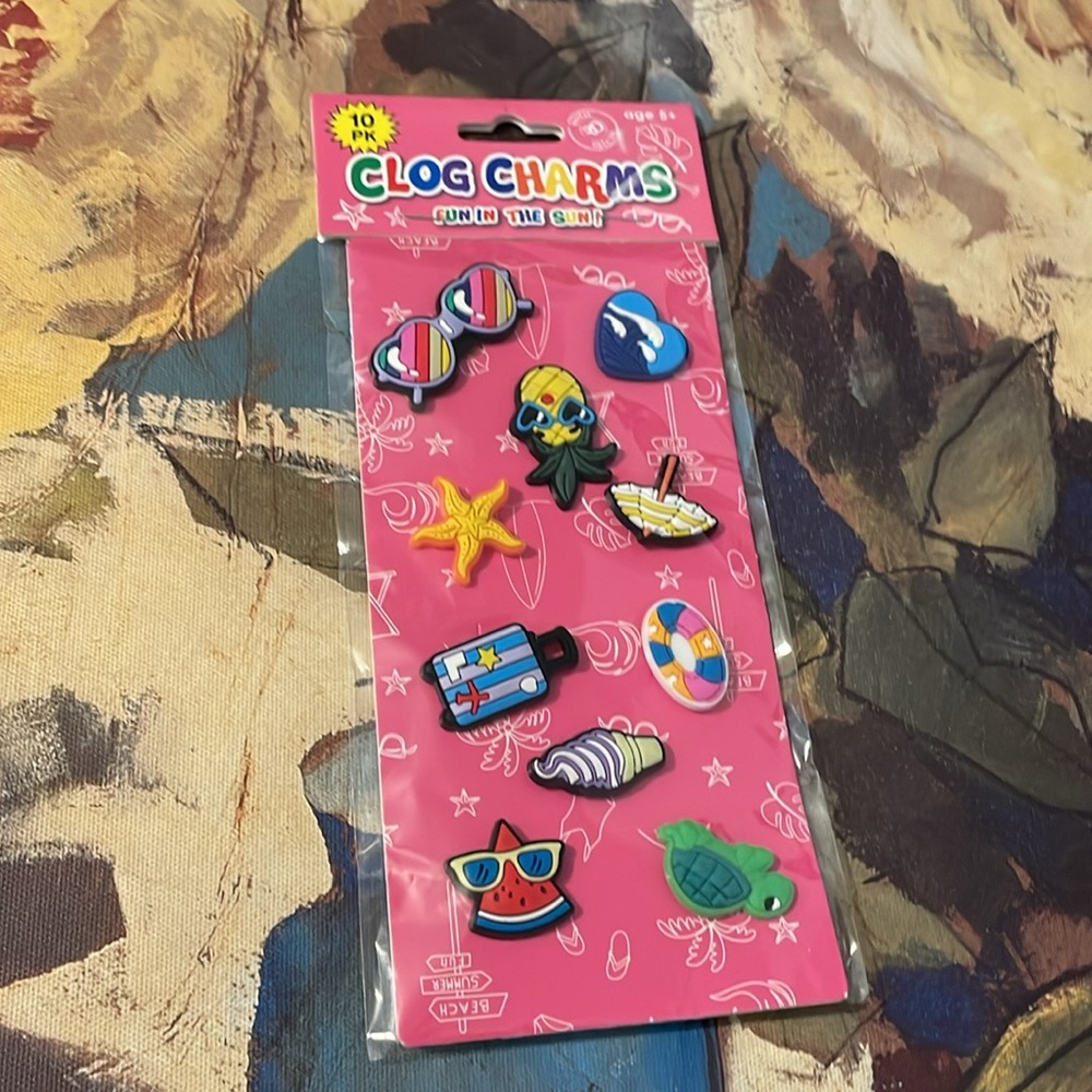 10PK Clog Charms